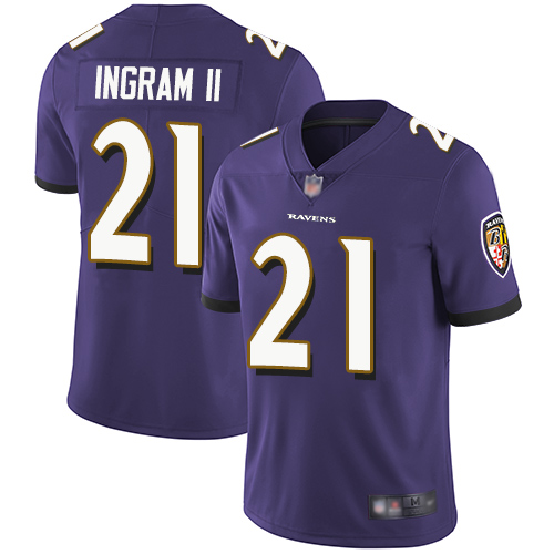 Baltimore Ravens Limited Purple Men Mark Ingram II Home Jersey NFL Football #21 Vapor Untouchable->baltimore ravens->NFL Jersey